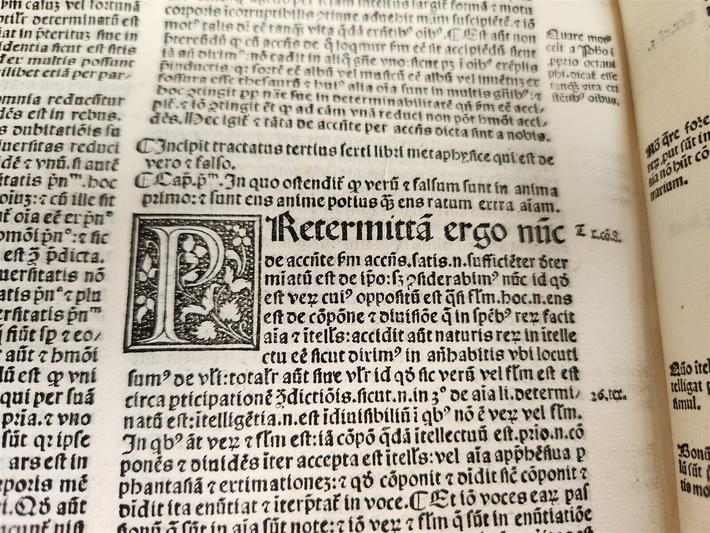 1517 POST-INCUNABULA ALBERTUS MAGNUS antique METAPHYSICA SCIENCE PHILOSOPHY