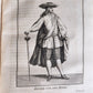 1756 ILLUSTRATED COSTUME HISTORY of MONKS & KNIGHTS for both sexes antique