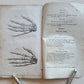 1822 ENGRAVINGS OF THE HUMAN BONES by WILLIAM CHESELDEN ILLUSTRATED antique