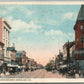 DANVILLE IL MAIN STREET ANTIQUE POSTCARD