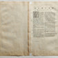 1640 MAP of GERMANY POLAND GLOGOW SILESIA by WILLEM BLAEU antique AUTHENTIC