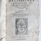 1567 CANON LAW antique 16th CENTURY FOLIO vellum binding Decisiones Canonicae