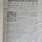 1577 PLATO COMEDIES antique 16th CENTURY FOLIO M. Accius Plautus