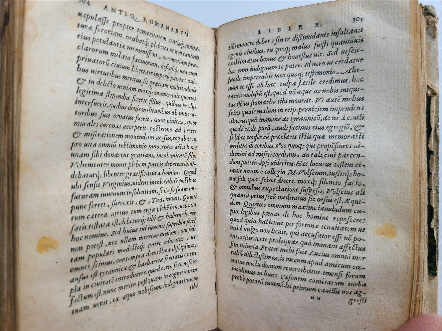 1553 ROMAN ANTIQUITIES by DIONYSIUS antique in LATIN 16th CENTURY