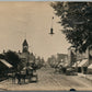 SEYMOUR WI STREET SCENE ANTIQUE REAL PHOTO POSTCARD RPPC