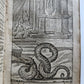 1724 ILLUSTRATED POLITICAL NOVEL antique Joannis Barclaii Argenis