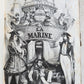 1844 MARINES HISTORY ILLUSTRATED antique LA MARINE King of Hanover PROVENANCE