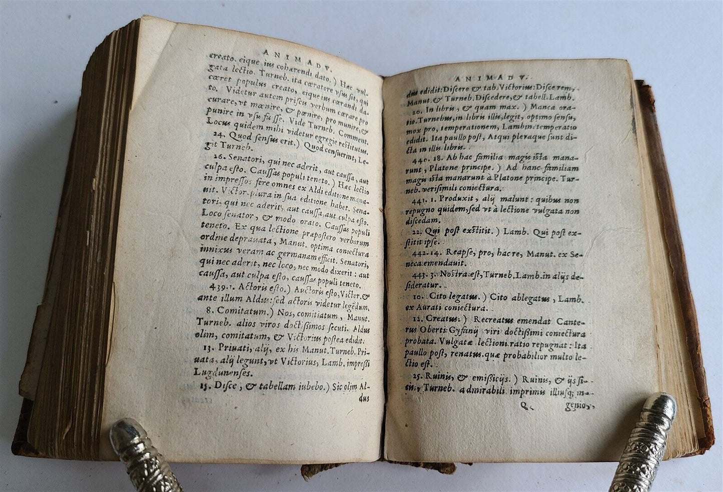 1579 CICERO DE PHILOSOPHIA & DE OFFICIIS antique 16th CENTURY