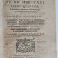 1592 MILITARY HISTORY FULLY ILLUSTRATED antique PLANTIN De re militari libri IV