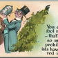 ALCOHOL PROHIBITION ANTIQUE SATIRICAL POSTCARD - YOU CAN'T FOOL NATURE