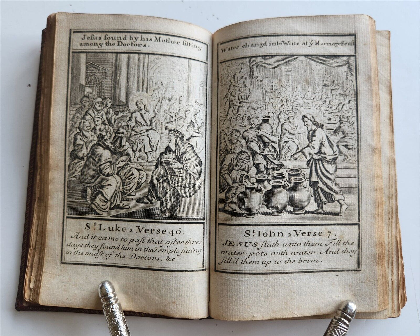 1770 BOOK of COMMON PRAYER & PSALTER in ENGLISH antique ORIGINAL BINDING