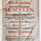 1704 ANATOMY MUSCLE TREATISE antique AMAZINGLY ILLUSTRATED