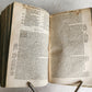 1595 LAW BOOK by Spanish jurist Vasquez de Menchaca antique PIGSKIN BINDING