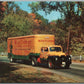 INDIANAPOLIS IN MAYFLOWER MOVING TRUCK ADVERTISING VINTAGE POSTCARD