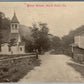 ROCK PORT PA MAINE STREET ANTIQUE POSTCARD