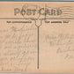DOYLESTOWN PA HIGH SCHOOL 1924 ANTIQUE POSTCARD