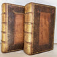 1728 BIBLE in FRENCH 2 VOLUMES antique La Sainte Bible