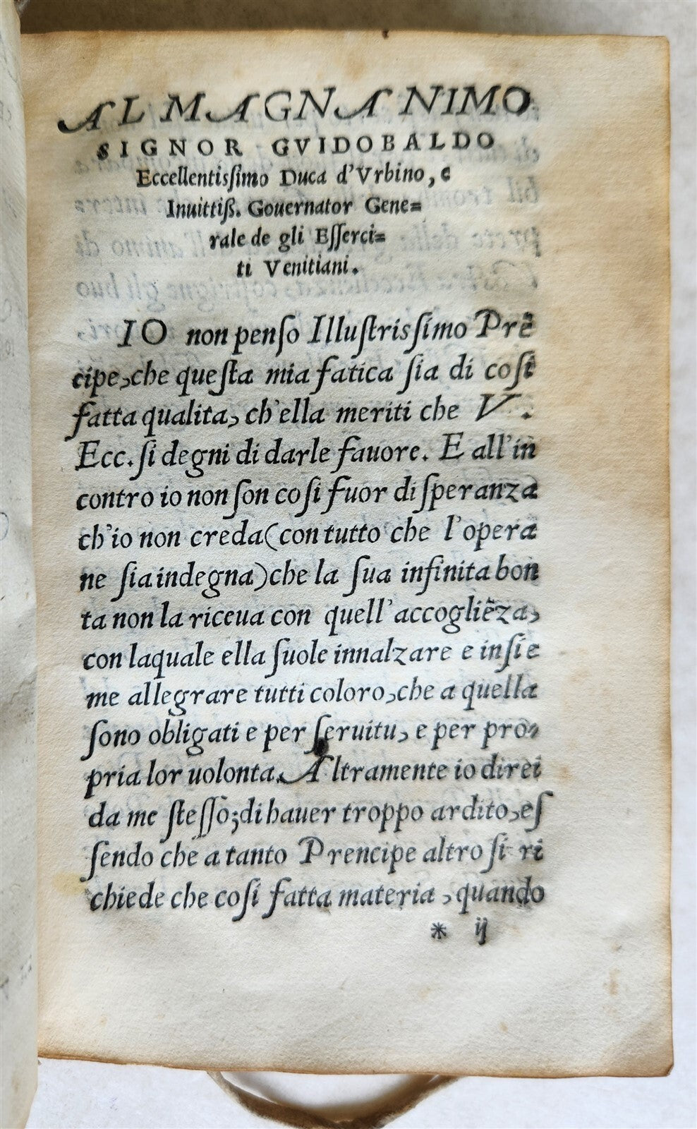 1546 ART of ORATORY by FRANCESCO SANSOVINO antique 16th CENTURY in Italian