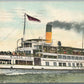WILSON LINE CITY OF PHILADELPHIA SHIP ANTIQUE POSTCARD