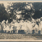 HALLSTEAD PA SCHOOL GIRLS 1911 PATRIOTIC ANTIQUE REAL PHOTO POSTCARD RPPC