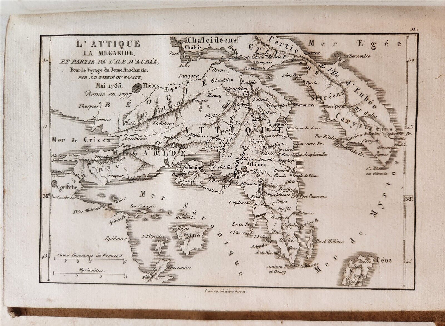 1799-1821 VOYAGE of ANARCHIS of GREECE antique 8 VOLUMES incl. ATLAS ILLUSTRATED