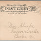 MAUCH CHUNK PHILADELPHIA PA ANTIQUE POSTCARD