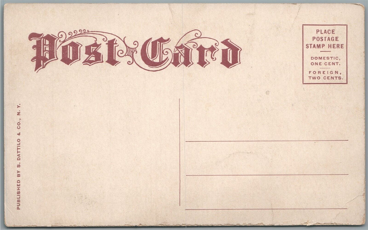 CONEY ISLAND NY LUNA PARK HELTER SKELTER ANTIQUE POSTCARD