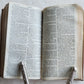 1655 BIBLE in ENGLISH antique LONDON John Field RED MOROCCO BINDING