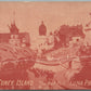 CONEY ISLAND NY LUNA PARK RED MILL ANTIQUE POSTCARD