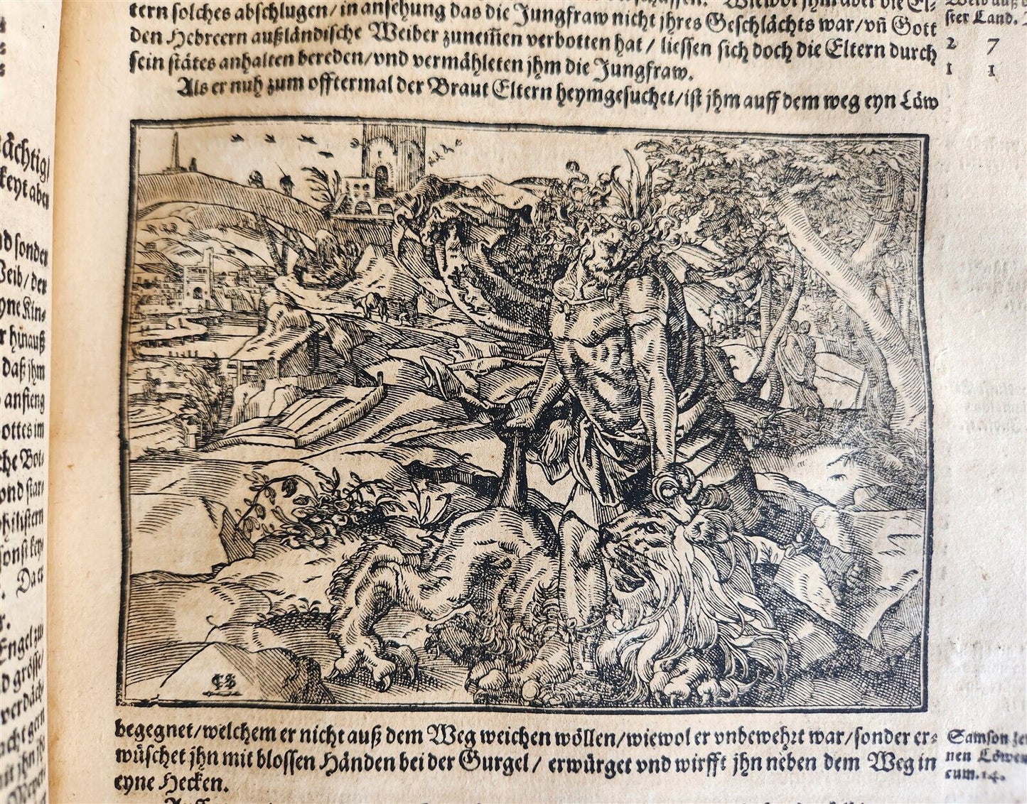1590 FLAVIUS JOSEPHUS ILLUSTRATED JEWISH HISTORY antique MASSIVE FOLIO JUDAICA