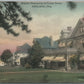 ASHLAND OH CENTER STREET RESIDENCES ANTIQUE POSTCARD
