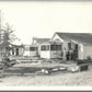 SUMMIT LAKE WI RASMUSSEN COTTAGES VINTAGE REAL PHOTO POSTCARD RPPC