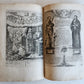 1651 PRAYER BOOK in FRENCH & LATIN BEAUTIFULLY ILLUSTRATED antique FINE BINDING