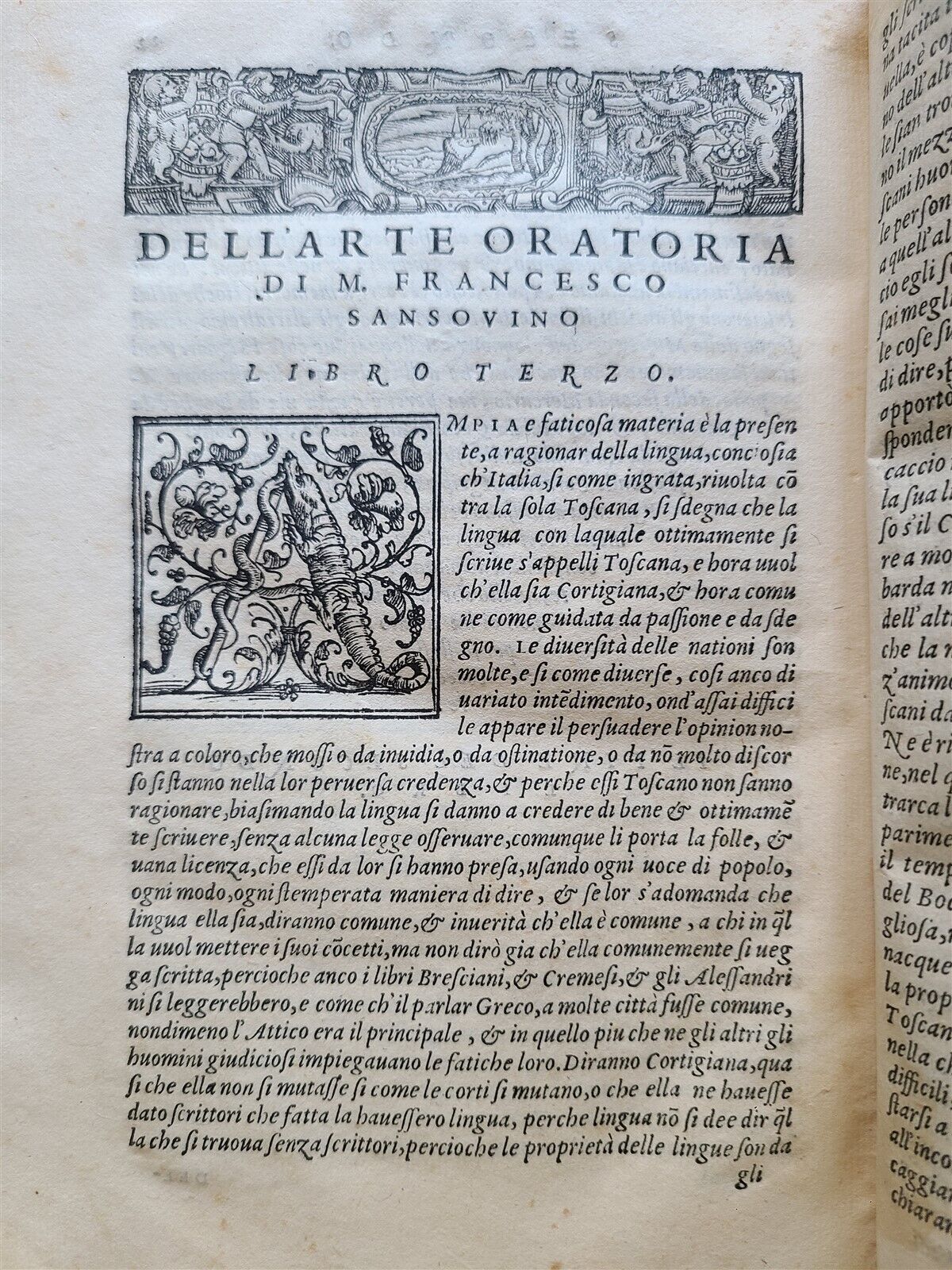 1569 ORATIONS by MANY ILLUSTRIOUS MEN - FRANCESCO SANSOVINO antique VELLUM