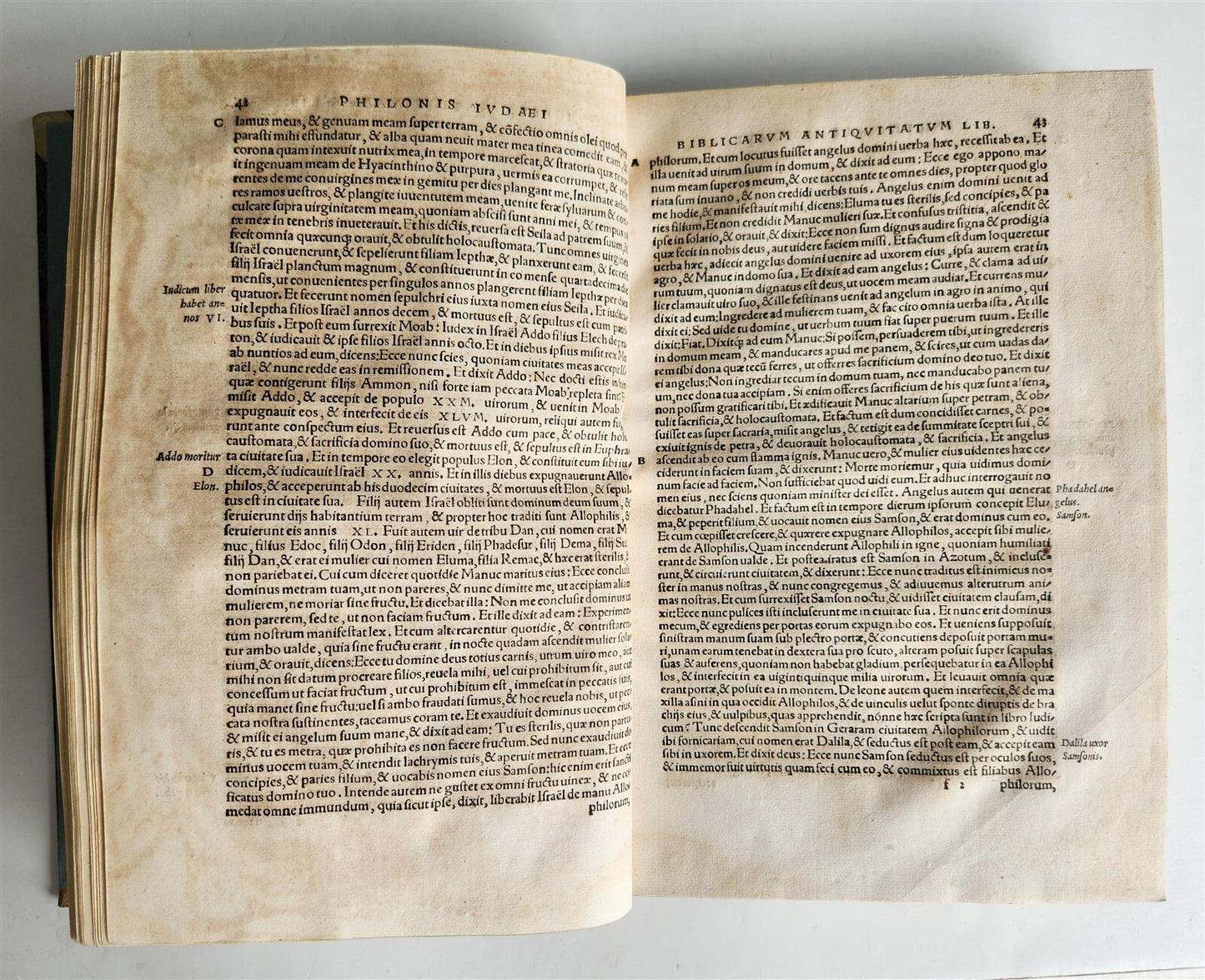 1527 POST-INCUNABULA PHILO of ALEXANDRIA antique Philonis Iudaei JUDAICA
