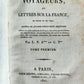 1821 LES JEUNES VOYAGEURS or LETTRES SUR LA FRANCE antique ILLUSTRATED 2 VOLUMES