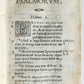 1624 LIBRI PSALMORUM antique VELLUM BINDING Bible Psalms