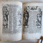 1651 PRAYER BOOK in FRENCH & LATIN BEAUTIFULLY ILLUSTRATED antique FINE BINDING