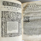 1582 PLUTARCH LIVES of ILLUSTRIOUS GREEK & ROMANS 2 VOLUMES antique ILLUSTRATED