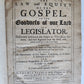 1686 LAW & EQUITY of GOSPEL by THOMAS PIERCE antique in ENGLISH