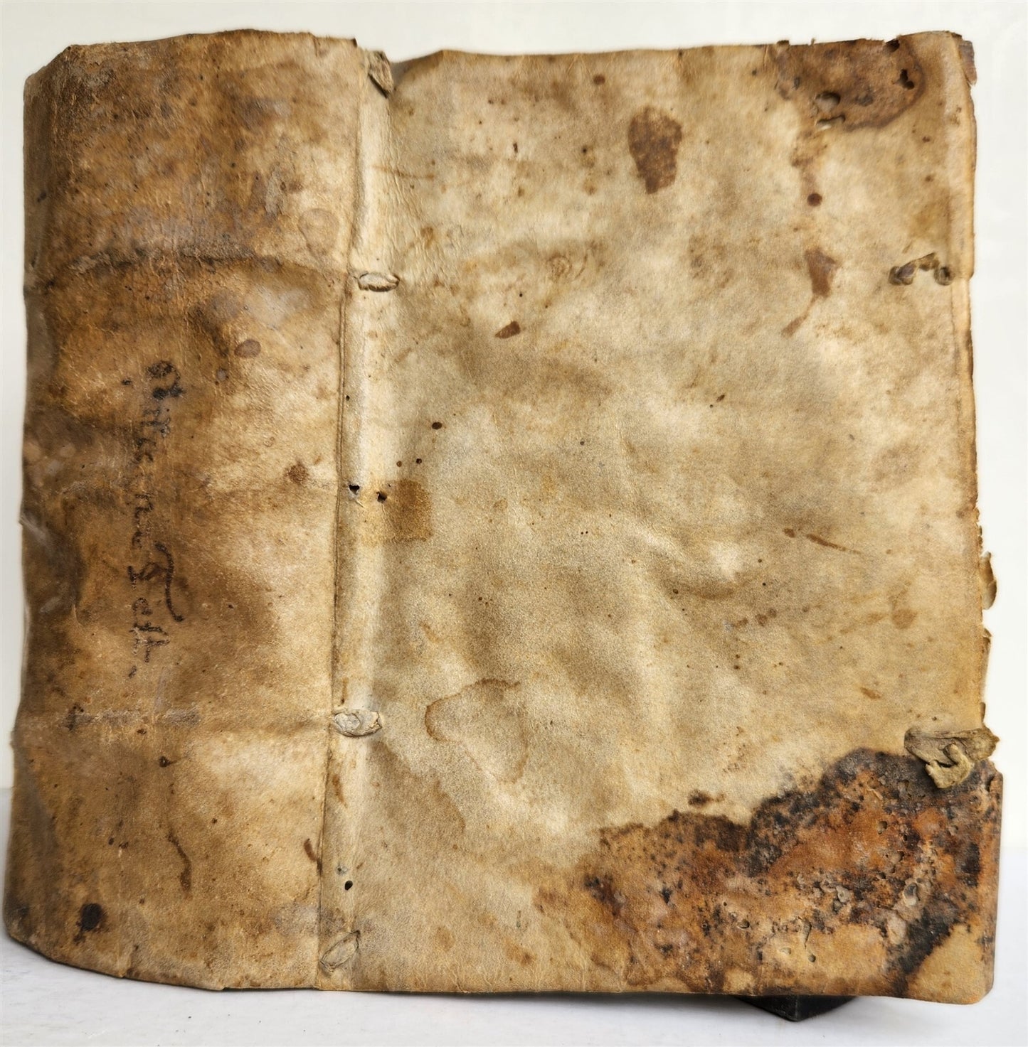 1574 Jean TIXIER antique VELLUM BOUND Officinae Ioannis Rauisii Textoris