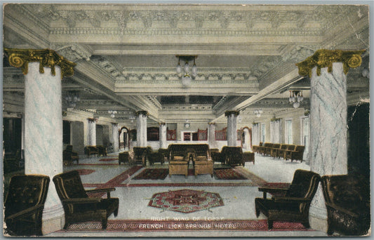 FRENCH LICK IN SPRINGS HOTEL ANTIQUE POSTCARD