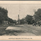 POTTSVILLE PA GARFIELD SQUARE ANTIQUE POSTCARD