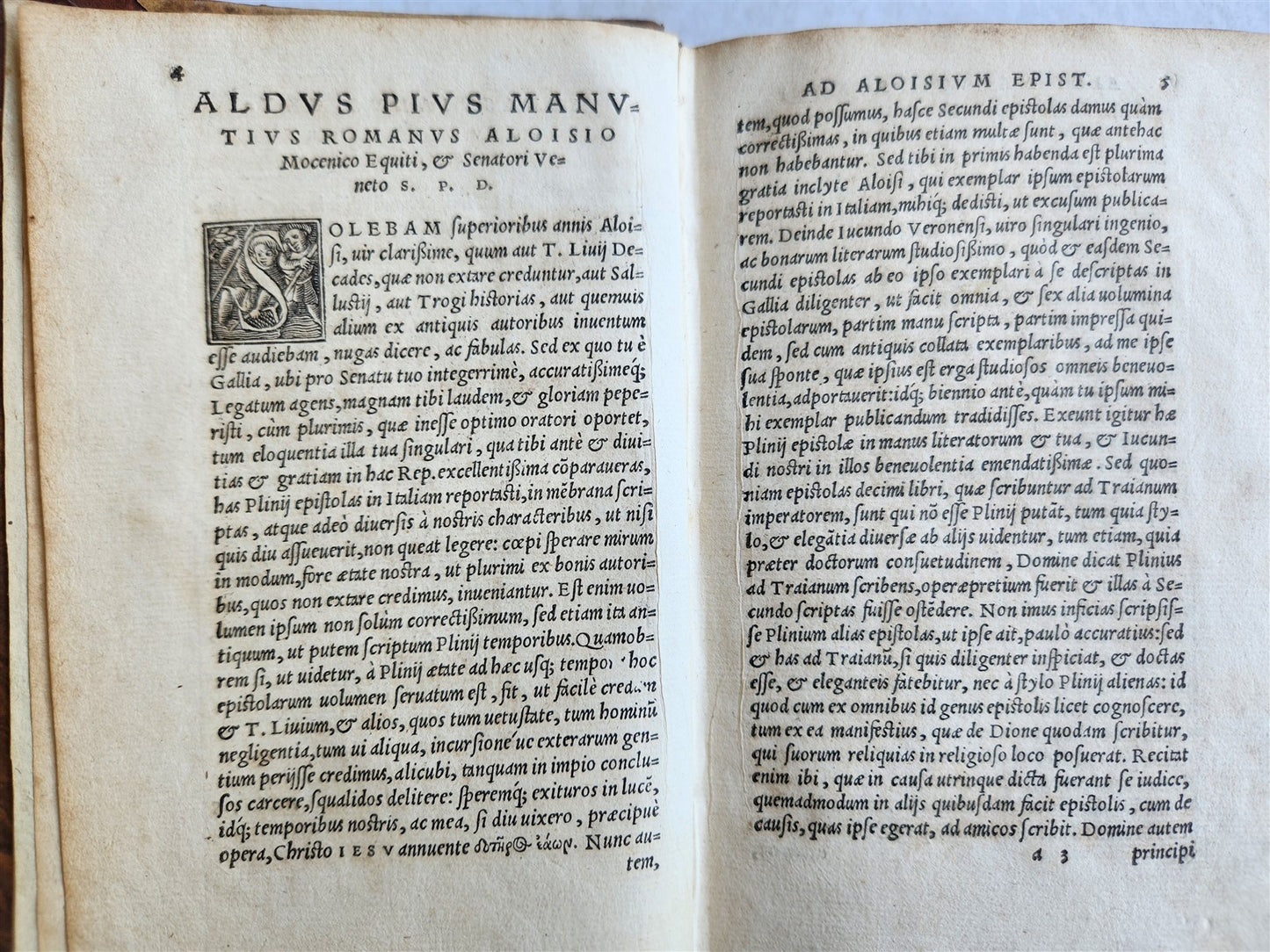 1542 HISTORY by PLINY SECUNDUS antique 16th CENTURY