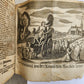 1674 WORLD'S RELIGIOUS SERVICES FULLY ILLUSTRATED antique VELLUM BINDING