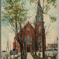 DOYLESTOWN PA PRESBYTERIAN CHURCH 1917 ANTIQUE POSTCARD