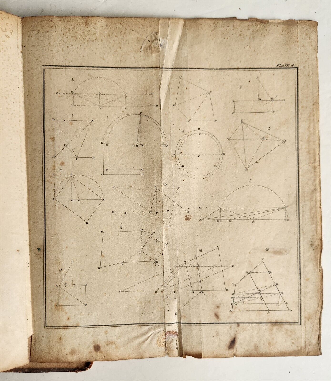 1837 COMPLETE KEY to GUMMERE'S SURVEYING by SAMUEL ALSOP antique PHILADELPHIA