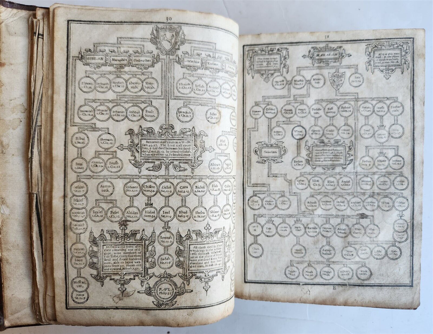 1629 BIBLE in ENGLISH antique ILLUSTRATED Old & New Testament