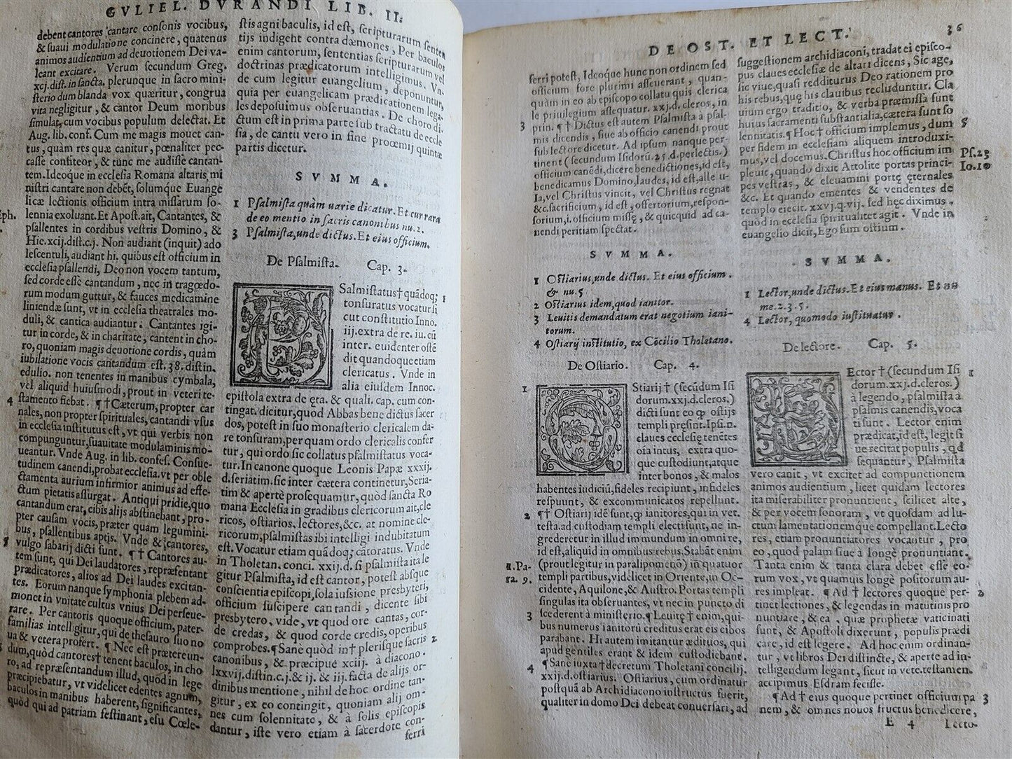 1572 RATIONALE DIVINORUM OFFICIORUM antique Roman Rite laws ceremonies customs