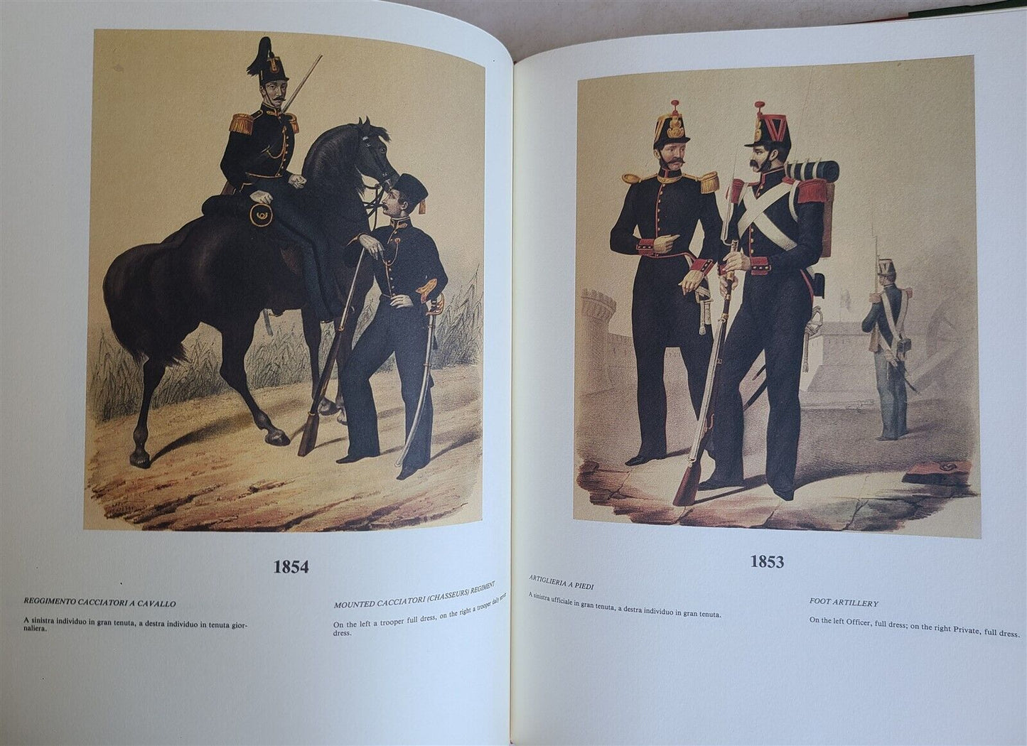 1987 IL SOLDATO ITALIANO DEL RISORGIMENTO antique ILLUSTRATED FOLIO